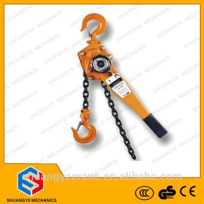 2016 High quality CE approved 1.5 ton chain lever block 3 ton chain block