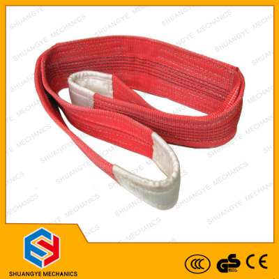 hot sale 2t polyester webbing sling, steel wire cable lifting sling