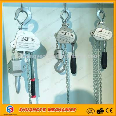 pull lift chain hoist/ manual lever chain hoist